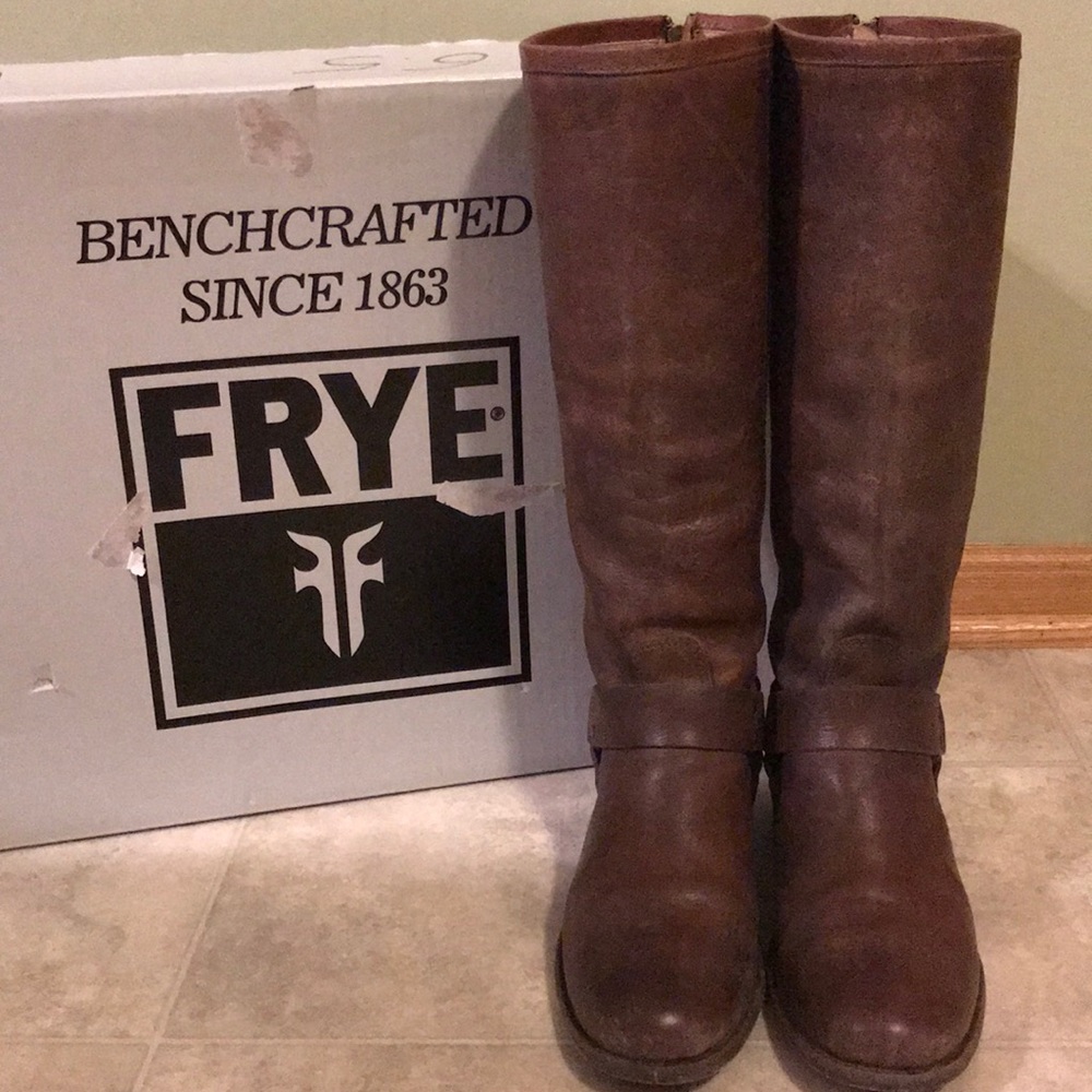 Frye Phillip Harness Tall Riding Boots